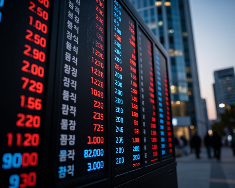 Digital Stock Market Display