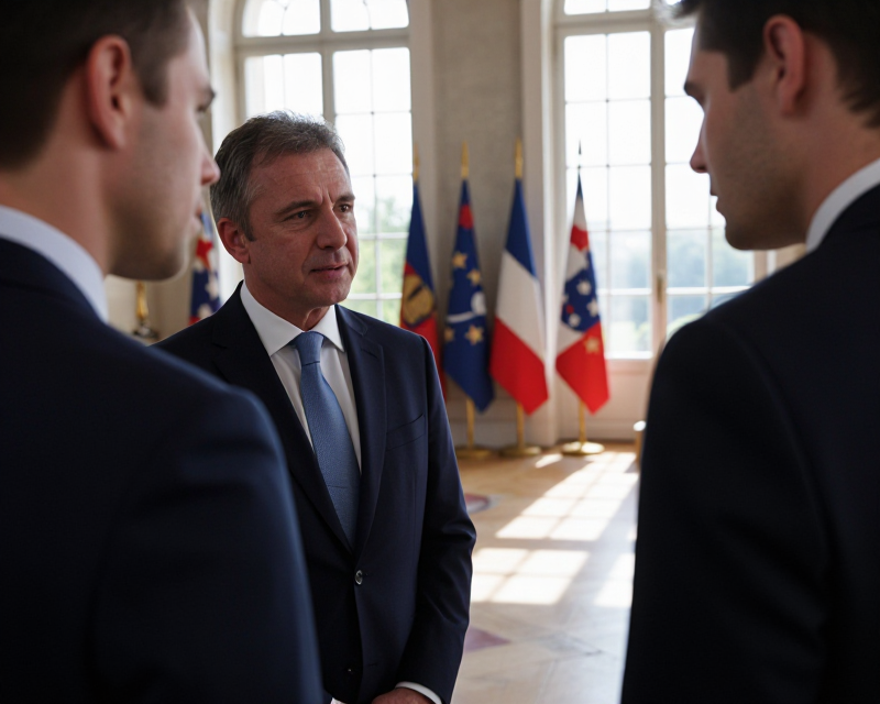 Diplomatic meeting at G7 summit