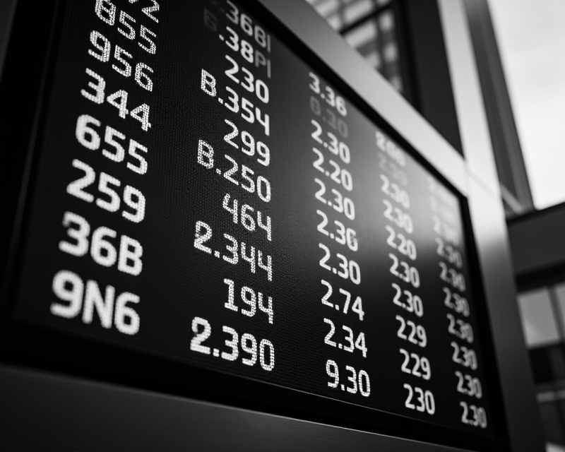 Financial Market High Contrast