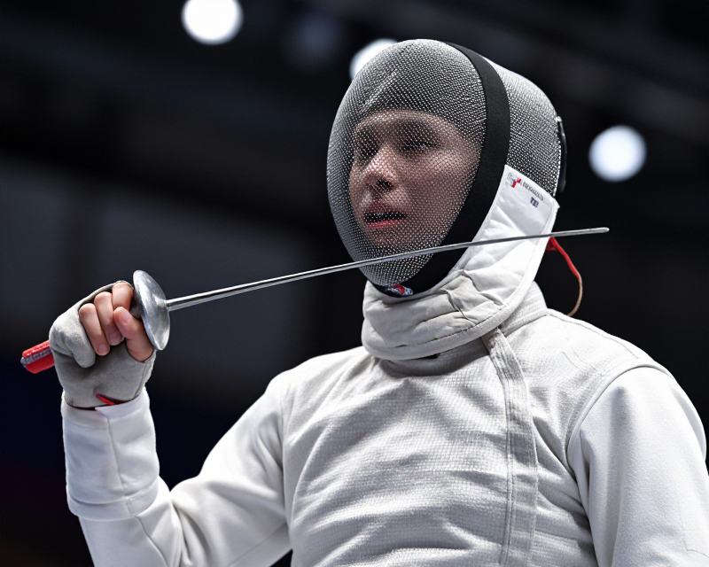 Korean Fencer Victory