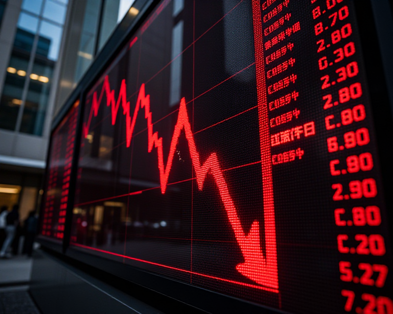 Market Decline Visual