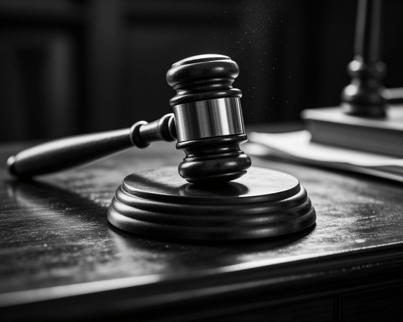 Judicial Gavel Symbolizing Justice