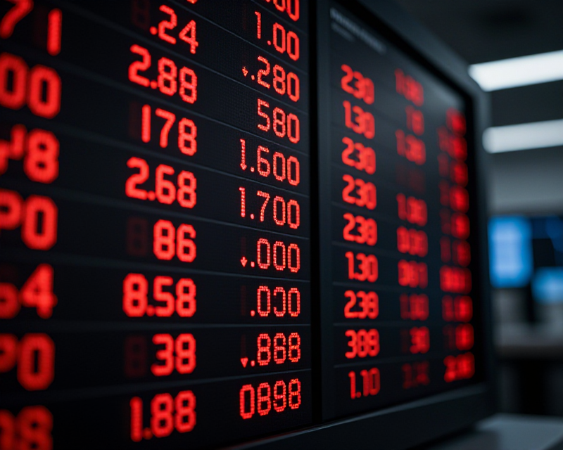 Stock Market Decline Concept