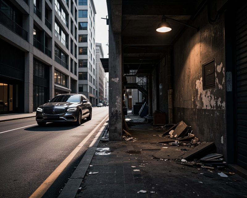 Contrast of Wealth and Decay